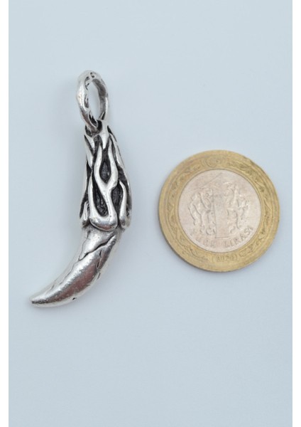 Kurt Dişi Gümüş Kaplama Düz Zincir Kolye fırsatları