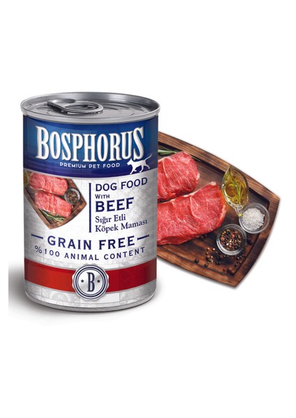 Sığır Etli Köpek Konservesi 415 gr x 48 Adet (Parça Etli) modelleri