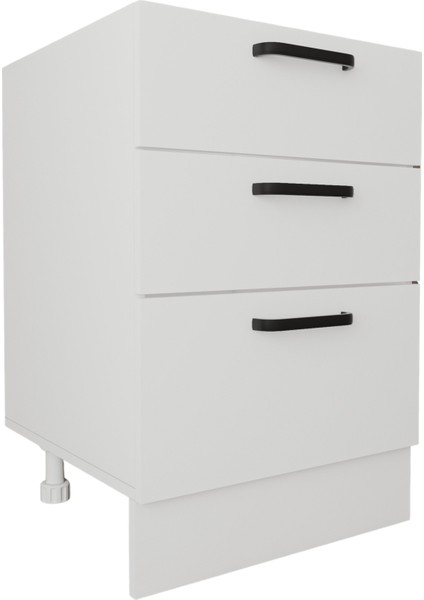 Napoli Alt Dolap Ayaklı Çekmece Modül Dolap 60 cm