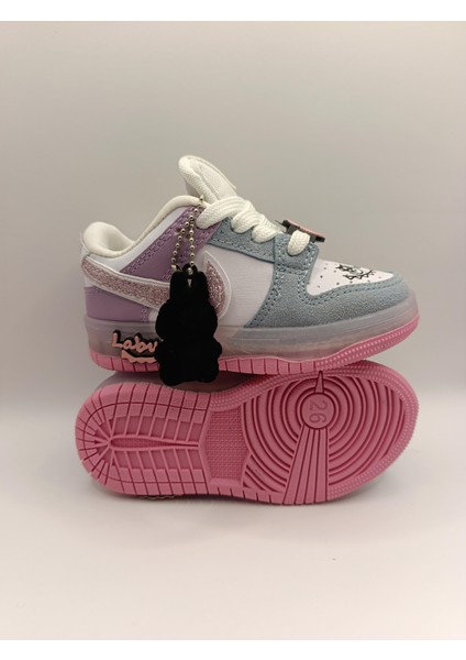 Labubu Işıklı Bağcıklı Kız Çocuk Spor Ayakkabı Sneaker fırsatları