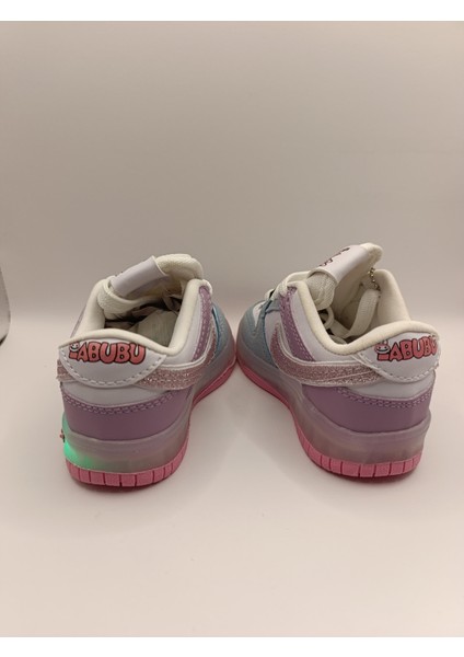 Labubu Işıklı Bağcıklı Kız Çocuk Spor Ayakkabı Sneaker indirimleri