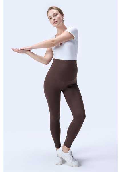 Imaj 344 Kahverengi Renk Toparlayıcı ve Extra Esnek Etkili Yüksek Bel Hamile Tayt fiyatları