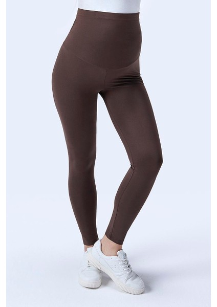 Imaj 344 Kahverengi Renk Toparlayıcı ve Extra Esnek Etkili Yüksek Bel Hamile Tayt fırsatları