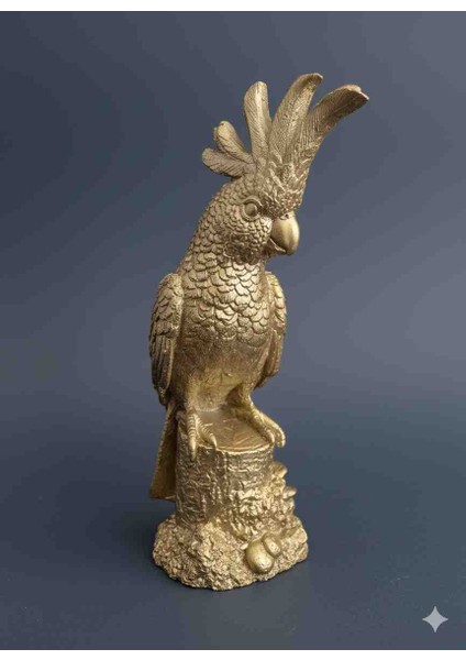 Dekoratif Papağan Heykelciği