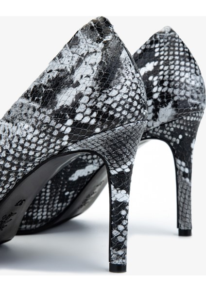 Kadın Hakiki Deri Gri Topuklu Ayakkabı 1168 8152 Bn Ayk SK25-26 Grı Yln Bsk fırsatları