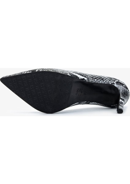 Kadın Hakiki Deri Gri Topuklu Ayakkabı 1168 8152 Bn Ayk SK25-26 Grı Yln Bsk indirimleri