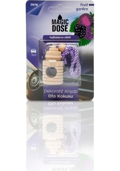 Dose Dekoratif Ayna Süsü Ahşap 5 ml