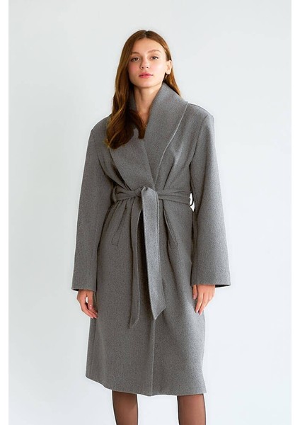 Kadın Kemerli Kaban