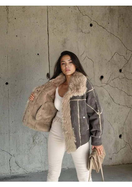 Yakası Kürklü Ceket fiyatları