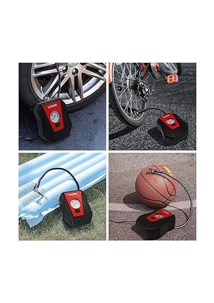 KB100 12VOLT 100 Psı Analog Göstergeli Hava Lastik Şişirme Pompası modelleri