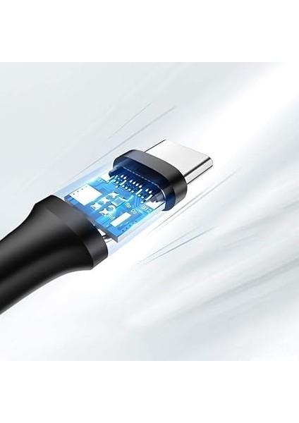 USB Type-C Şarj ve Data Kablosu, Siyah, 1.5 Metre indirimleri
