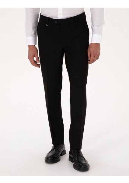 Erkek Siyah Ex. Slim Fit Kumaş Pantolon 50316298-VR046 fiyatları