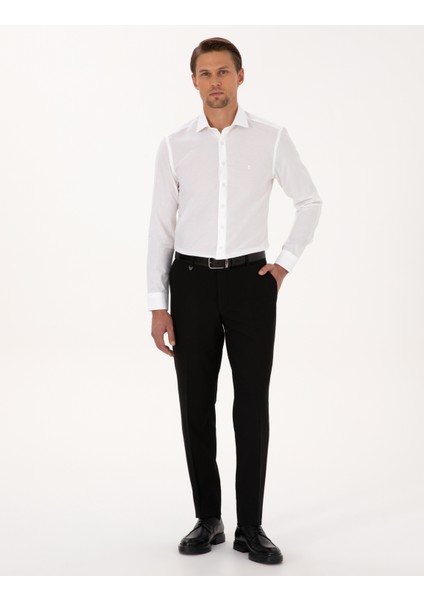 Erkek Siyah Ex. Slim Fit Kumaş Pantolon 50316298-VR046 modelleri