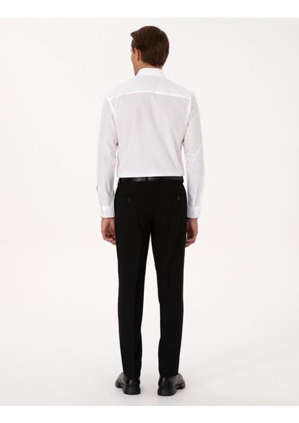 Erkek Siyah Ex. Slim Fit Kumaş Pantolon 50316298-VR046 fırsatları