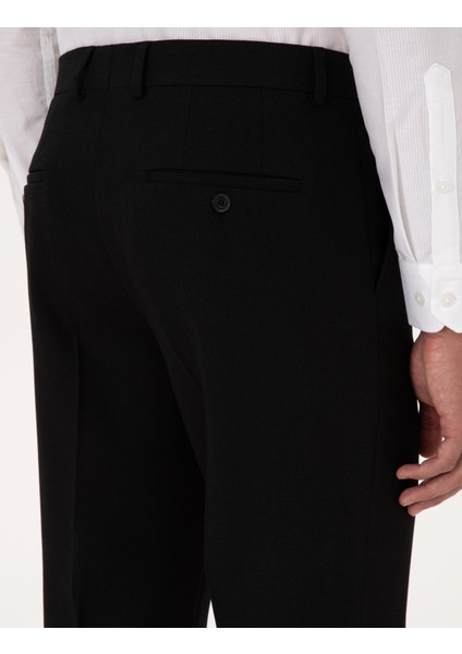 Erkek Siyah Ex. Slim Fit Kumaş Pantolon 50316298-VR046