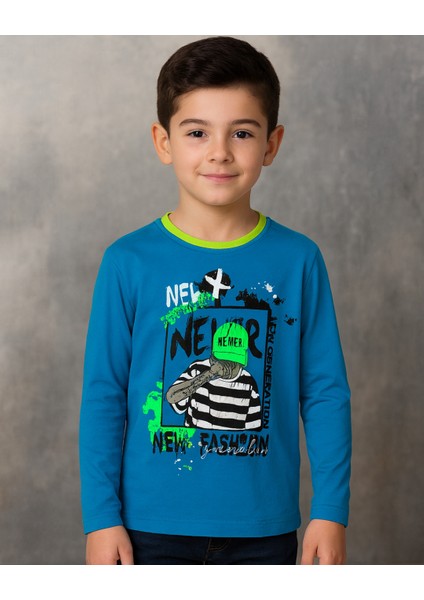 Erkek Çocuk Mevsimlik Pamuklu Sweat