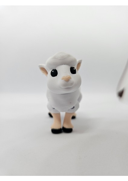 Aysbistudio 3lü Mini Takım Sevimli Keçi, Inek ve Koyun Hayvan Oyuncak – Flexi Hayvan Figür +4 Yaş - Bpa Free modelleri