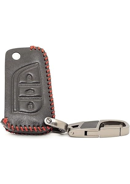 Deri Anahtar Kılıfı (Toyota Corolla Auris Yaris Avensis ile Uyumlu) fırsatları