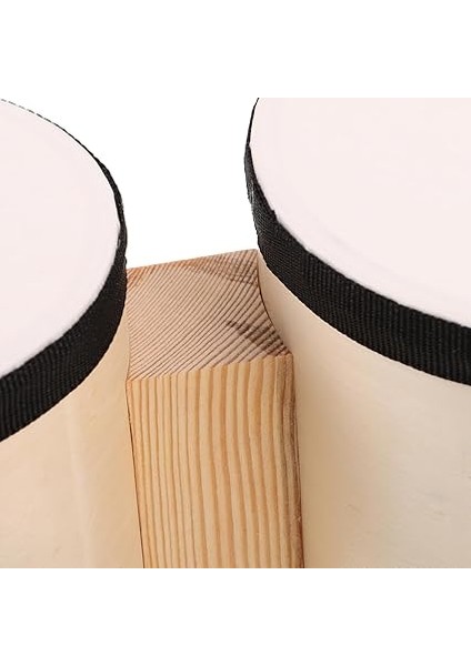 1 Takım Ahşap Bongo El Davulu, Ahşap Tokmak Çubukları, 5” ve 6” El Davulu Müzik Vurmalı Çalgı, Dans Performansı Müzik Parti Malzemeleri modelleri