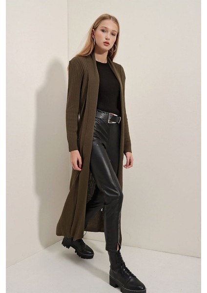 Bayan Uzun Fitilli Ceket