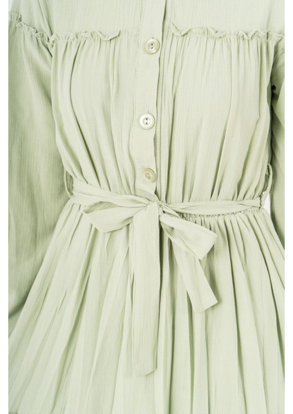 Selya Kız Çocuk Elbise Yeşil modelleri