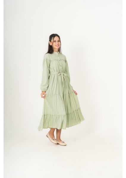 Selya Kız Çocuk Elbise Yeşil indirimleri