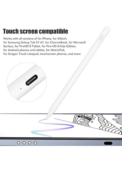 Samsunggalaxy Için Kalemler Tüm Dokunmatik Ekranlar Cihazlar Androidler Telefon 2 Yedek Uçlu Tabletler, Avuç Içi Reddetme, Evrensel Yüksek Hassasiyetli Şarj Edilebilir fırsatları