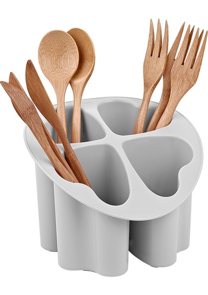 Yonca Kaşıklık Qlux Kaşık Kepçe Kurutmalık Tezgahüstü Kurutmalık L-00266