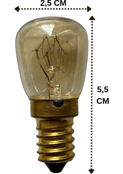 (5 adet) Ledvance 25W Sarı Işık E14 Duylu (Ince Duy) Fırın Ampulü fiyatları