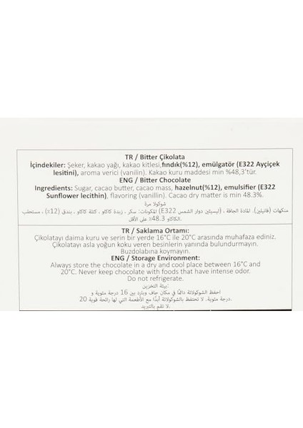 Naturpy Glutensiz Fındıklı Bitter Çikolata 100 G fiyatları