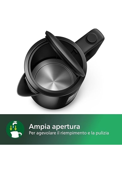 HD9318/20 Su Isıtıcı, 1.7 L Kapasite, 360° Döner Tabanlı, 2200W, Siyah modelleri