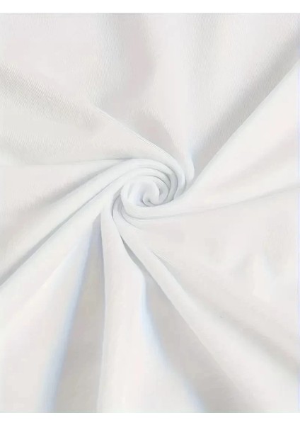 Ördek Baskılı ve Yuvarlak Yakalı Kadın Günlük Büyük Boy Siyah Tişört. - Beyaz modelleri