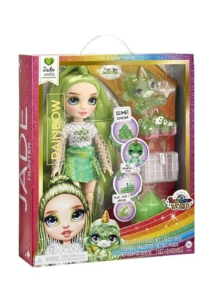 Rainbow High Jade Parlak Slime ve Evcil Hayvan Serisi Bebeği fırsatları