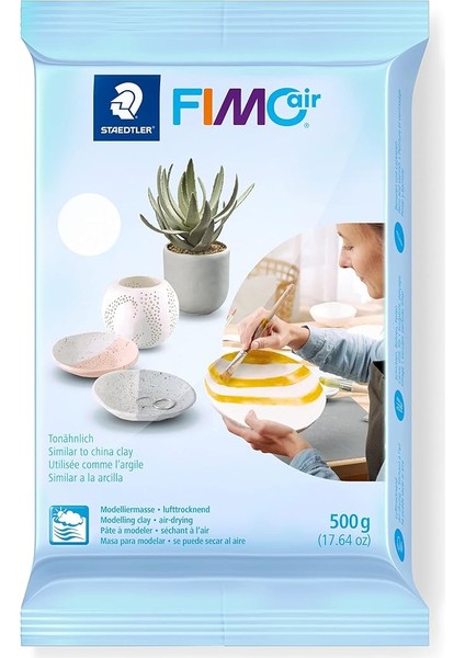 Fimo 81000 07 Fimo Air Basic Modelleme Kili 500 Gr. Beyaz
