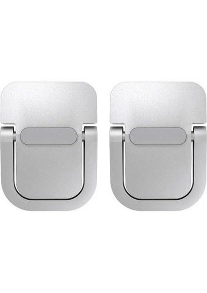 Laptap Için 1 Çift Mini Görünmez Ayak, Alüminyum Tabanlı Aletleri, Mini Alüminyum, Dizüstü Bilgisayar Ayakları, Kaldırıcı, Dizüstü Bilgisayar Standı, Radyatör, Klavye Tutucu Için, 12