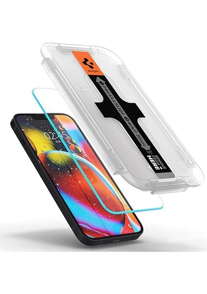 iPhone 13 Mini ile Uyumlu Cam Ekran Koruyucu Kolay Kurulum Glas.tr Ez Fit Slim Hd (2 Adet) - AGL03396 modelleri