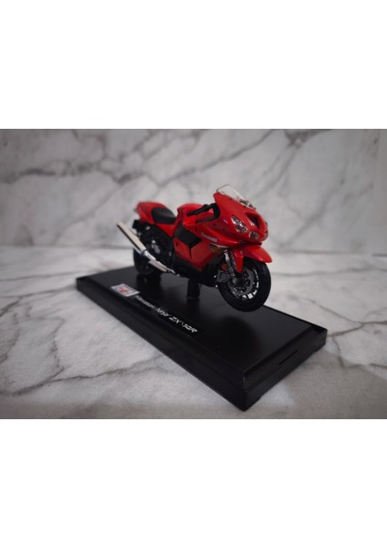 Kawasaki Ninja ZX-14R Model Motosiklet 1/18 Kırmızı modelleri