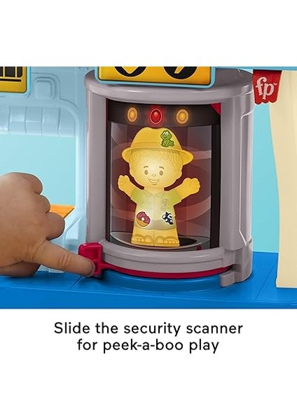 Little People Eğlenceli Havaalanı Fisher-Price Little People Eğlenceli Havaalanı, Uçak ve 3 Oyun Aksesuarı, Bebekler Için Oyun Seti HTJ26 fırsatları