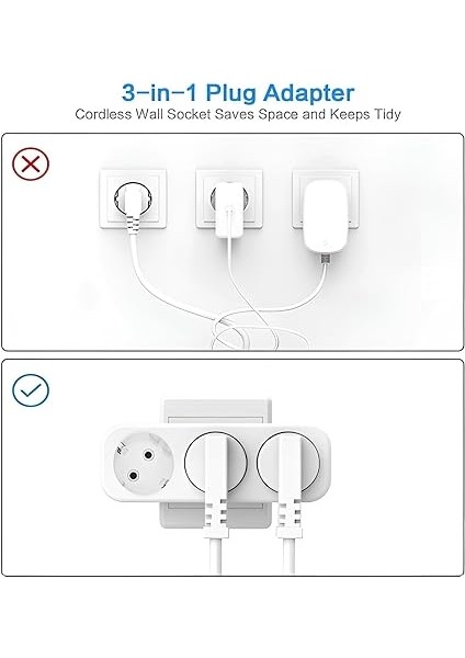 10033 Golyat 'l' Tipi 3'lü Topraklı, Beyaz modelleri