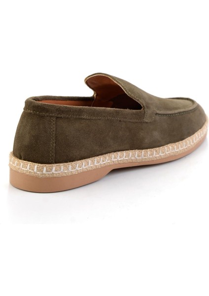 Haki Hakiki Deri Erkek Espadril E01079709502 modelleri