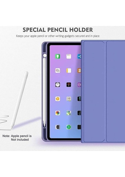 Ipad Air 5 Nesil M1 Çipli 10,9 ile Uyumlu Bluetooth Türkçe Q Klavyeli Kılıfı (Tablet Değildir), Açık Pembe indirimleri