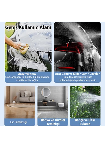 2l Yüksek Basınçlı Şarjlı Köpük Makinası Oto Yıkama Pompası Köpük Püskürtücü