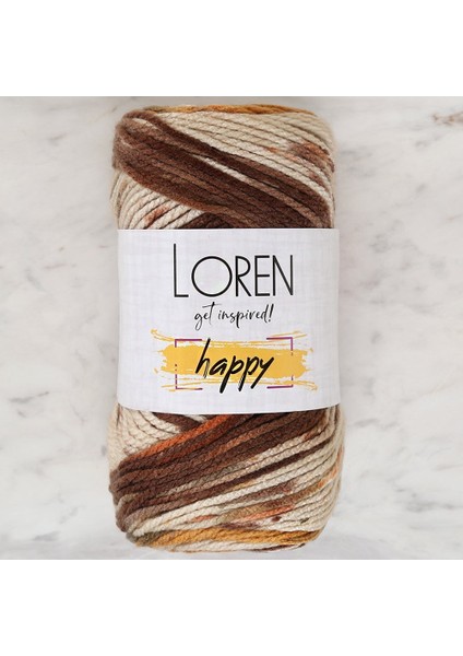 Loren Happy Ebruli El Örgü Ipi - RH007 - 34292