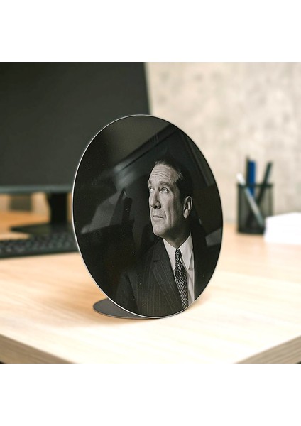 Kişi Özel Metal Gövdeli Yuvarlak Süblimasyon Çerçeve | Yelkovanstudio