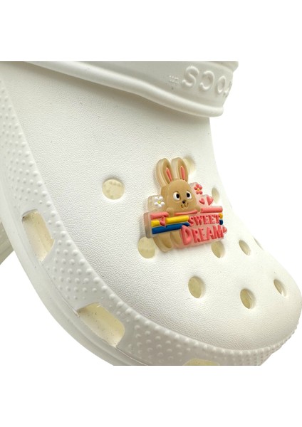 Terlik Süsü ve Aksesuarı , Çanta Süsü – Jibbitz 3D Sweet Dream Tavşanlı Figür Aksesuar fiyatları