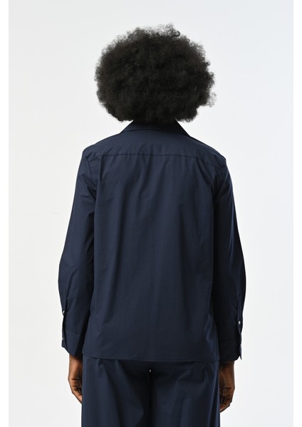 Kadın Önü Taş Işlemeli Laci Renk Gömlek