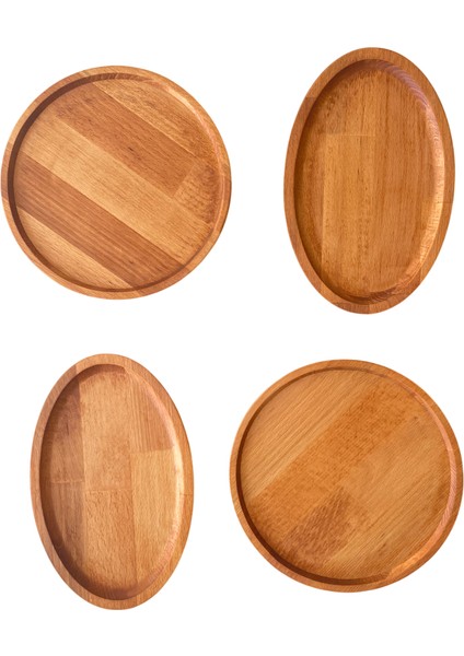 Darev Ahşap 4 Parça Kahvaltı Takımı, Kahvaltılık, Sunumluk (1.sınıf Kalite Kayın Ağacı ) fiyatları