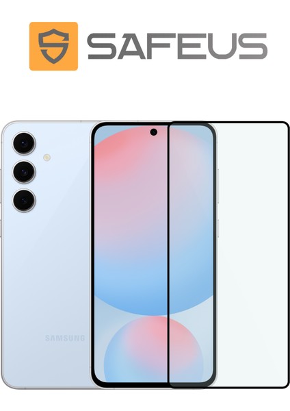 Samsung S24 Fe Tam Kaplayan Parmak Izi Bırakmayan Safir Ekran Koruyucu Cam