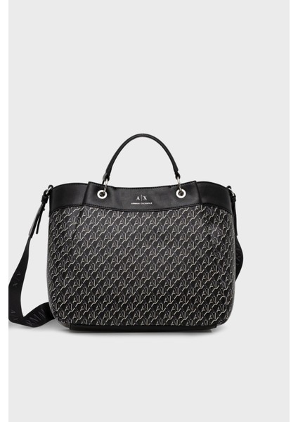 Tamamı Logolu Çıkarılabilir Askılı Çanta Bayan Çanta XW000954 AF17145 MC043