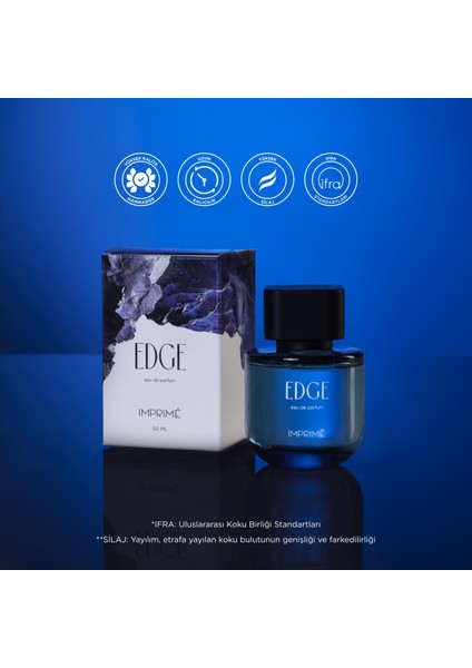 Edge Edp Erkek Parfüm 50ML | Aromatik & Odunsu | Bergamot, Limon, Pembe Biber, Lavanta, Amber, Misk modelleri